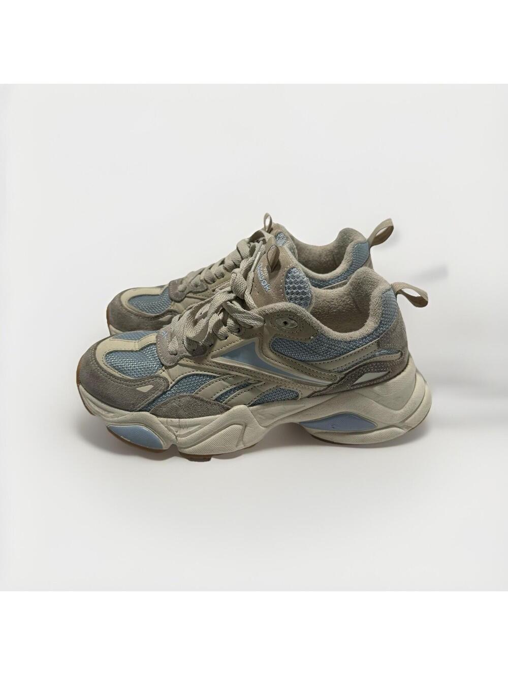 Reebok Y2K Royal Charge Chunky Shoes Woman’s Blue Crème Size 8.5